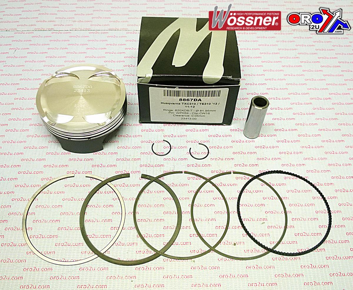 Wossner Piston Kit 11-12 TC310 82.00mm, Forged Wossner 8867da, 800h3379