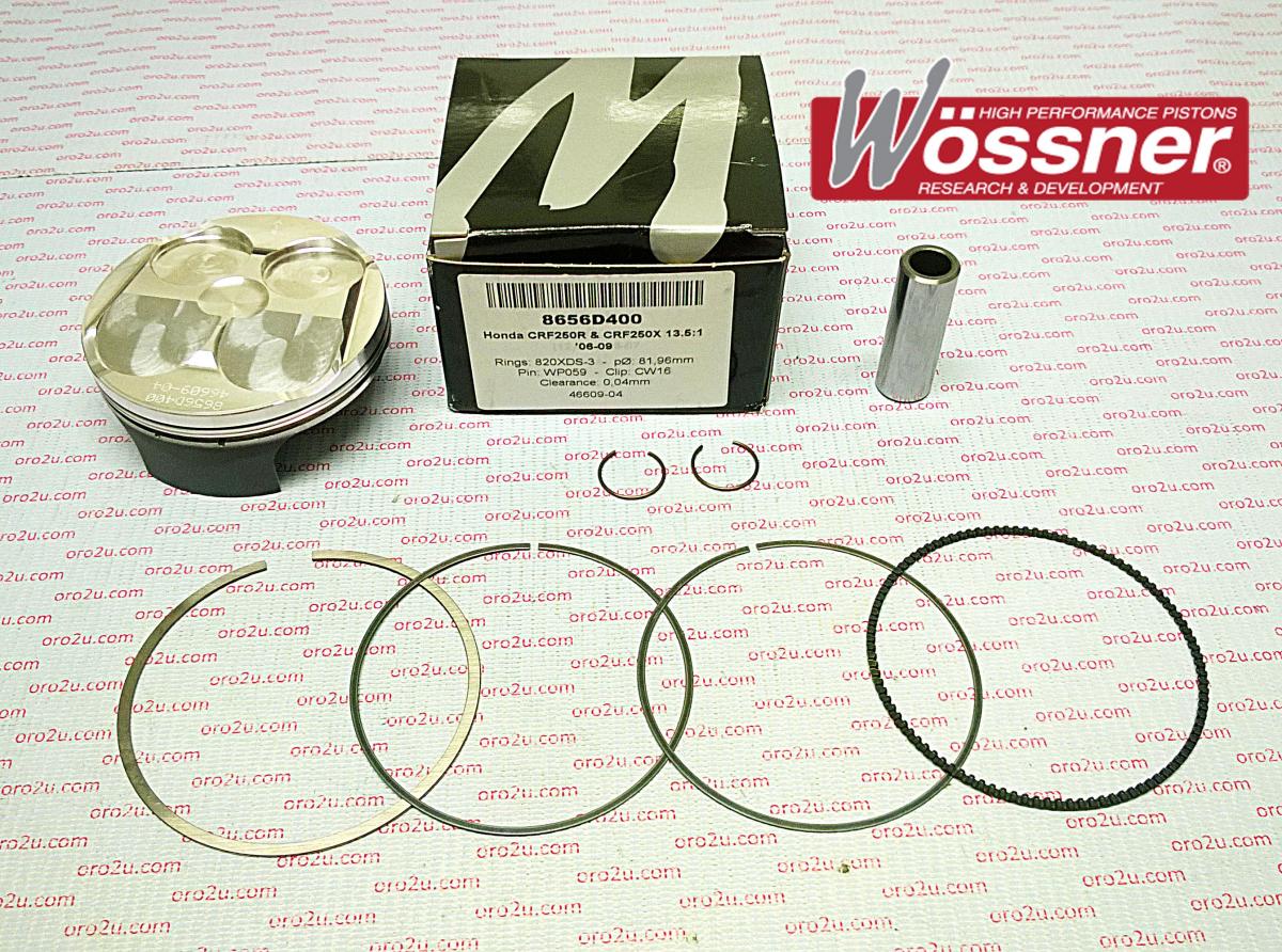 Wossner Piston Kit 96-09 TTR250 73.50, Forged Wossner 8646d050