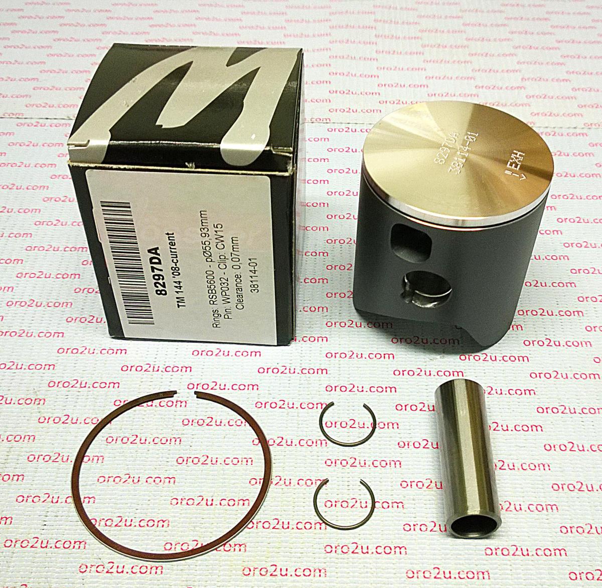 Wossner Piston Kit 08-15 Tm 144 56.00, Wossner 8297da Forged