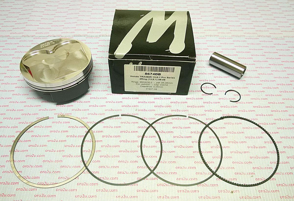 Wossner Piston Kit 06-09 TRX450 96 Hc, Wossner 8674da