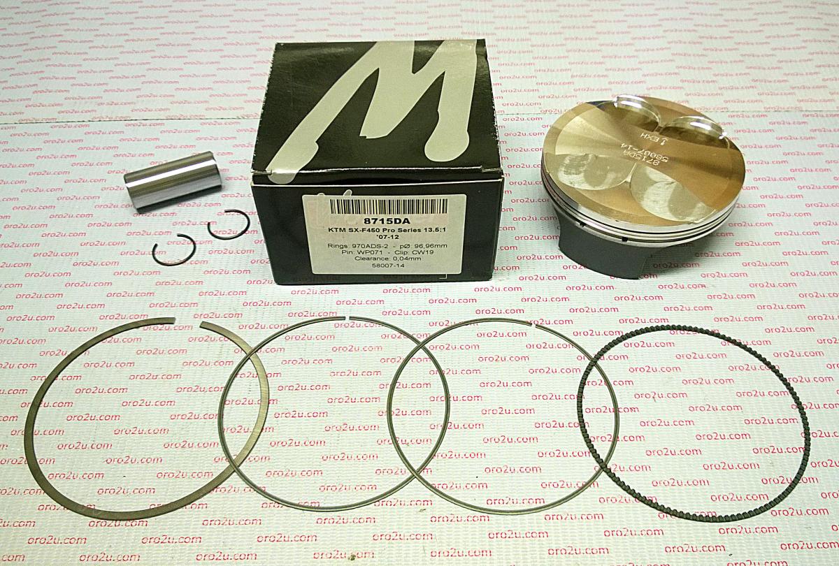 Wossner Piston Kit SX-f450 KTM Hc 97, Forged Wossner 8715da 77330007500