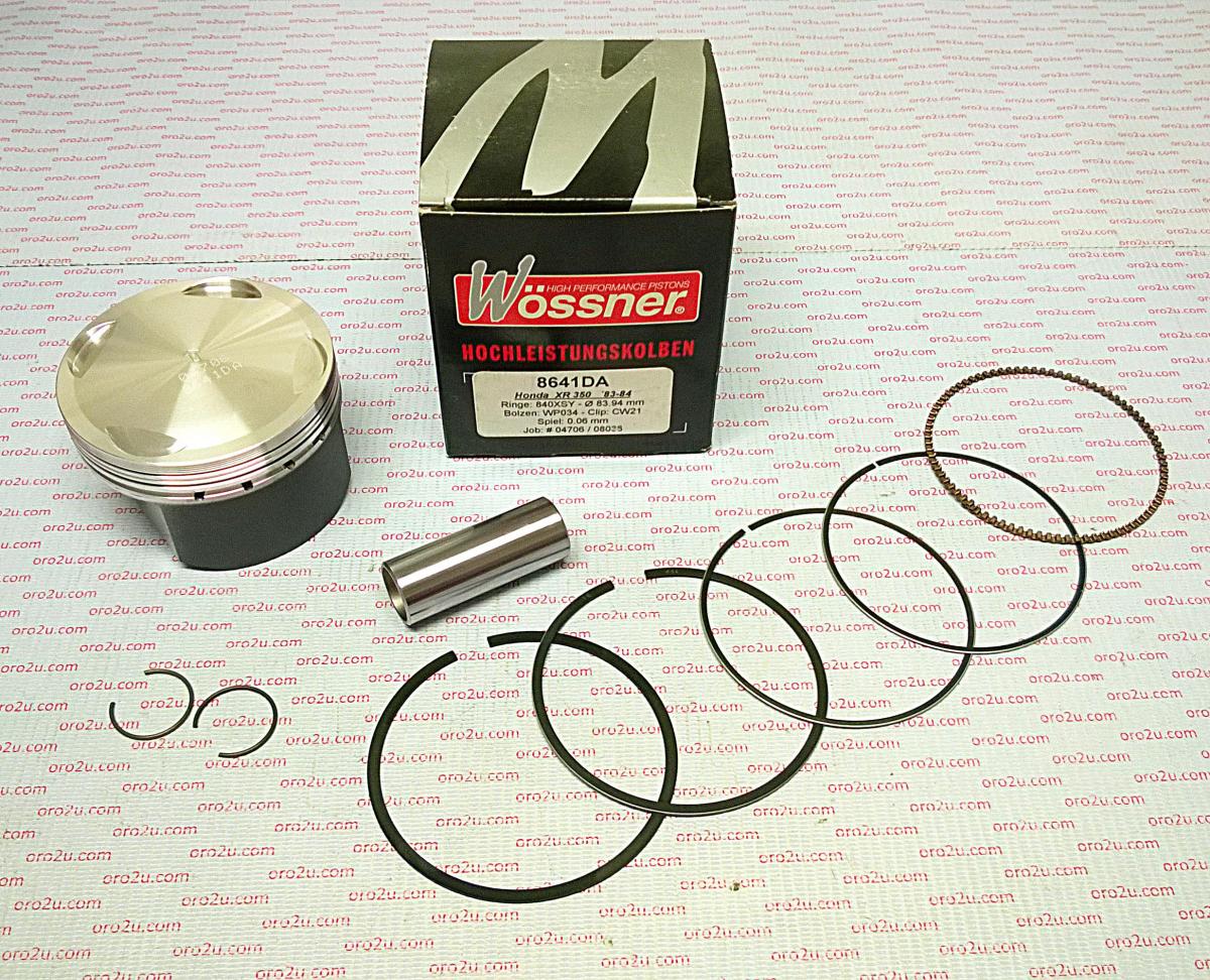 WOSSNER PISTON KIT 83-85 XR350 84.00, FORGED WOSSNER 8641DA