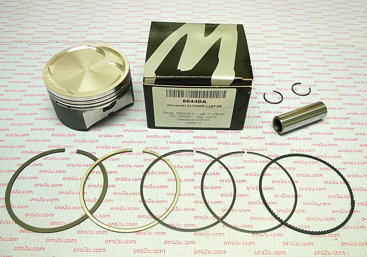 Wossner Piston Kit 97-06 KLX300 80.00, Forged Wossner 8644d200