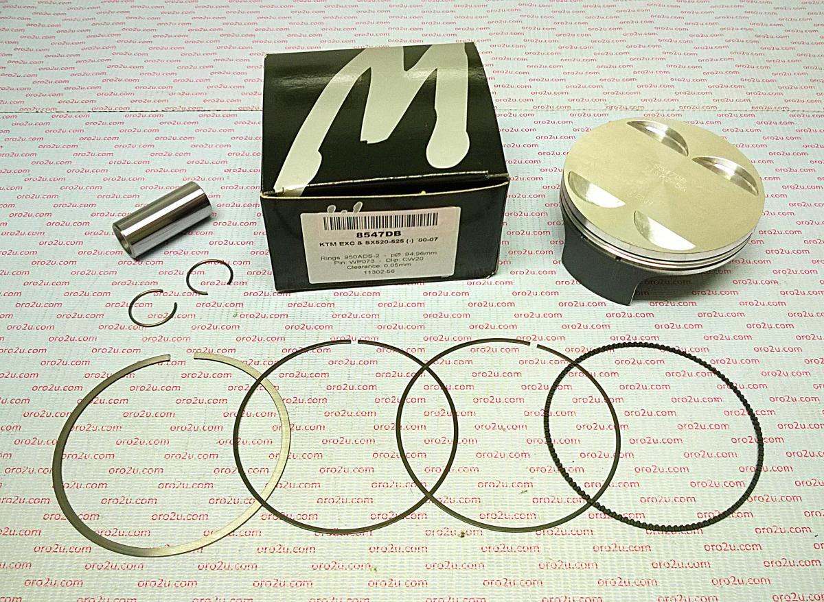 Wossner Piston Kit 00-07 KTM520 525 96, Wossner 8547d100 Beta RR525