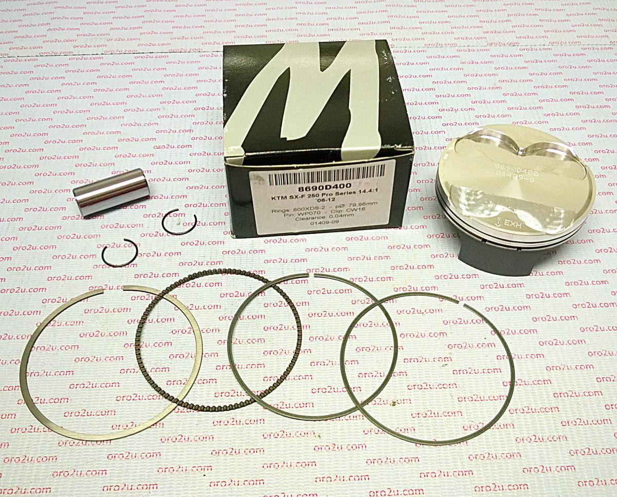 Wossner Piston Kit 06-12 SXF250 80 Hc, Wossner 8690d400 SX-F KTM
