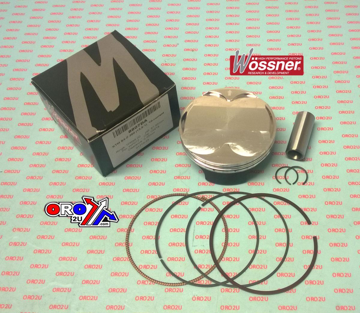 Wossner Piston Kit 11-15 KTM350 88.00, Forged Wossner 8807da, 77230207100