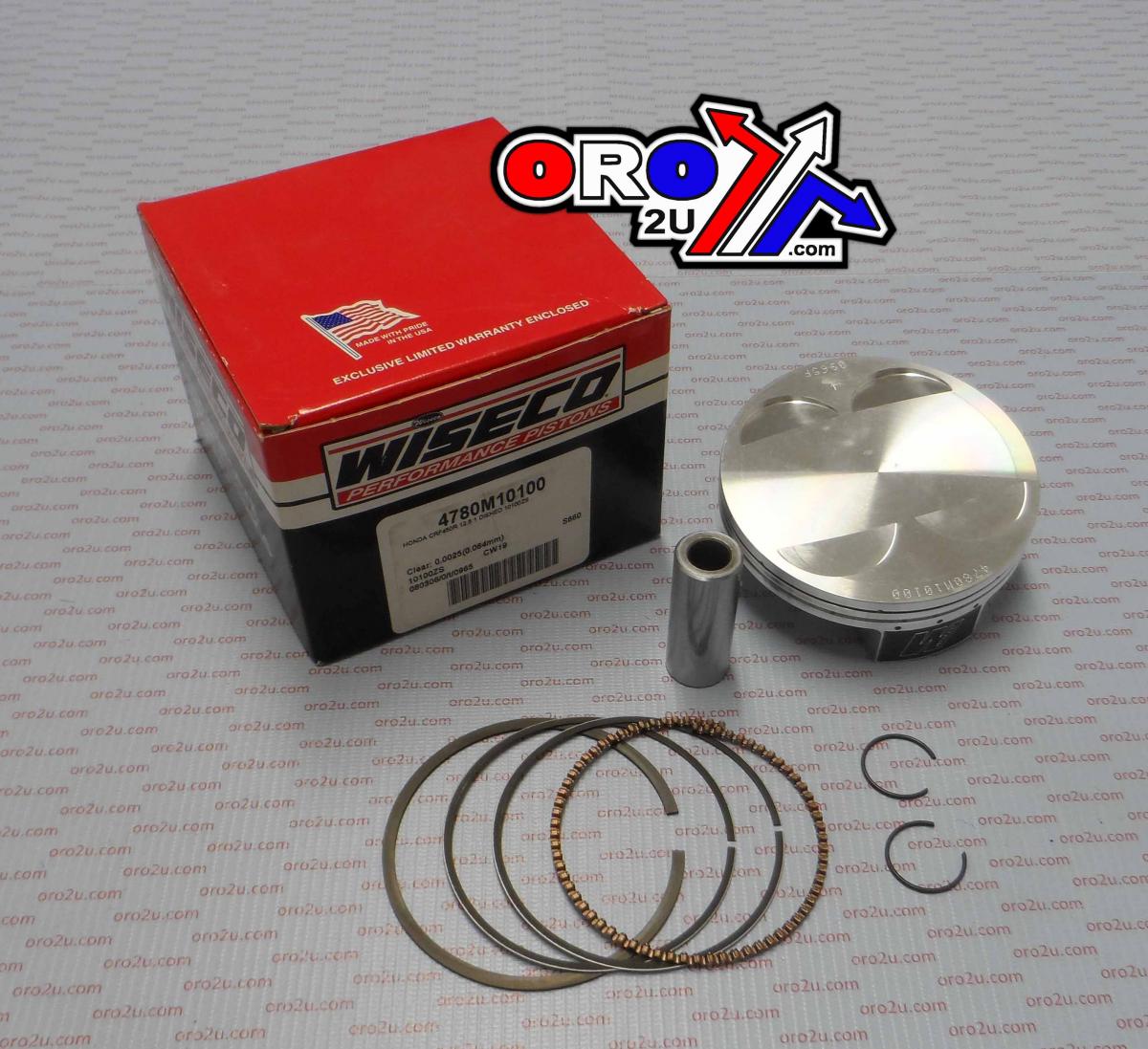 Wiseco Piston 02-08 CRF450 Big Bore 101mm, Wiseco 4890m10100 Honda Kit