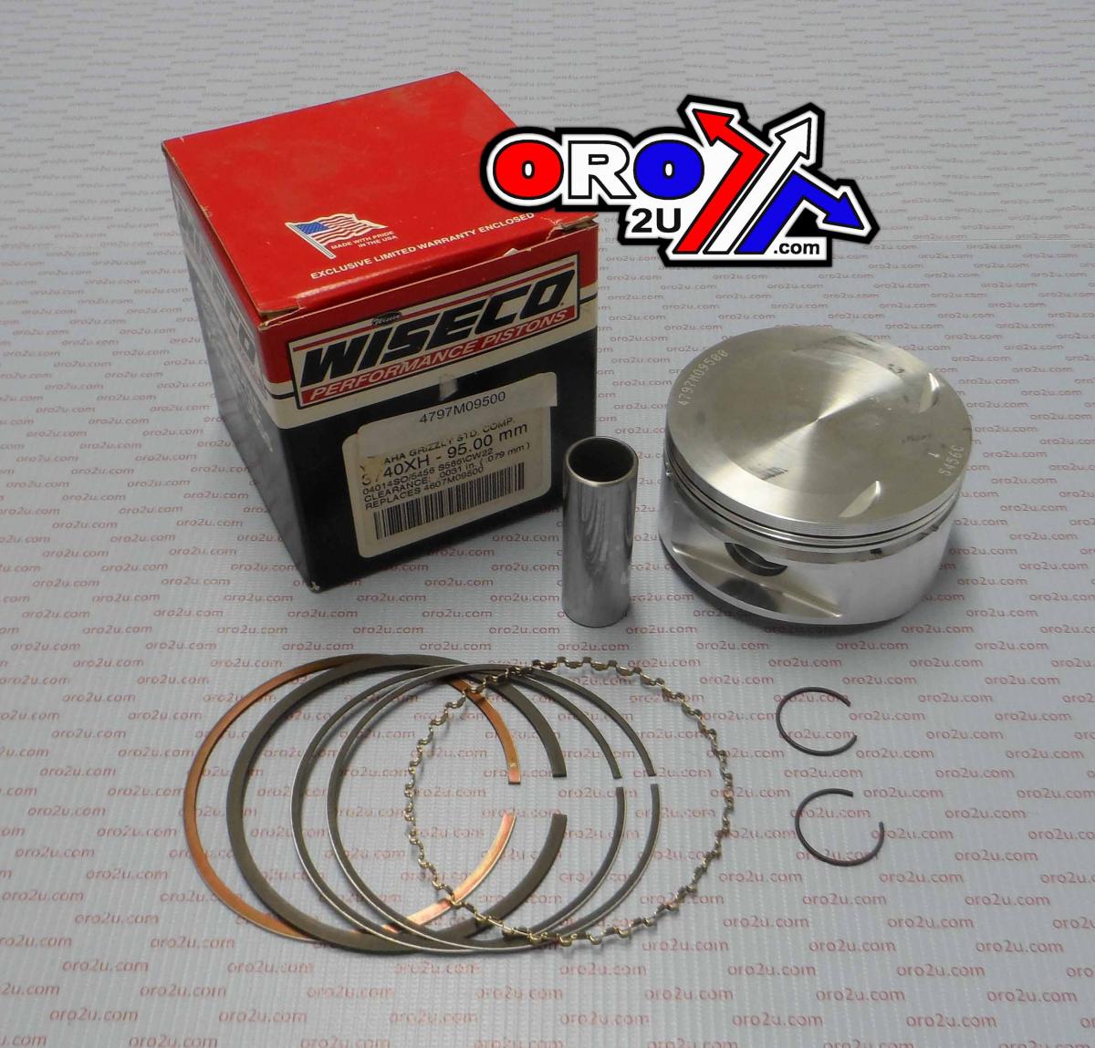 Wiseco Piston Kit 98-01 YFM600 95.00, Wiseco 4797m09500 Yamaha ATV