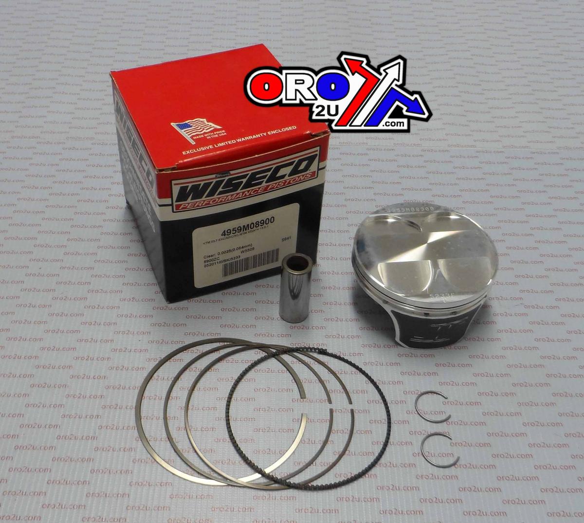 Wiseco Piston Kit 03-07 450 KTM Hc, Wiseco 4959m08900 Bore 89.00