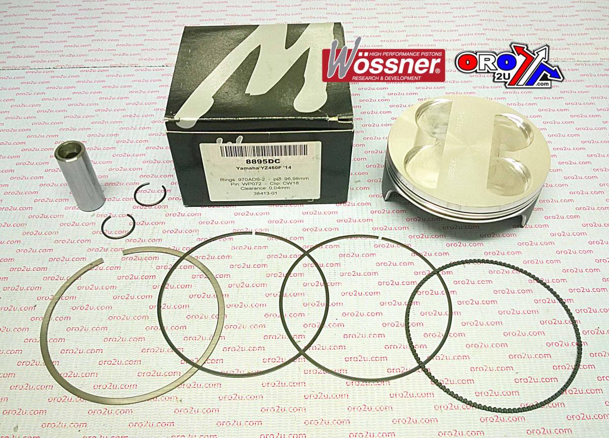 Wossner Piston Kit YZF450 14-15 97.00, Forged Wossner 8895da, 1sl-11631-00-00
