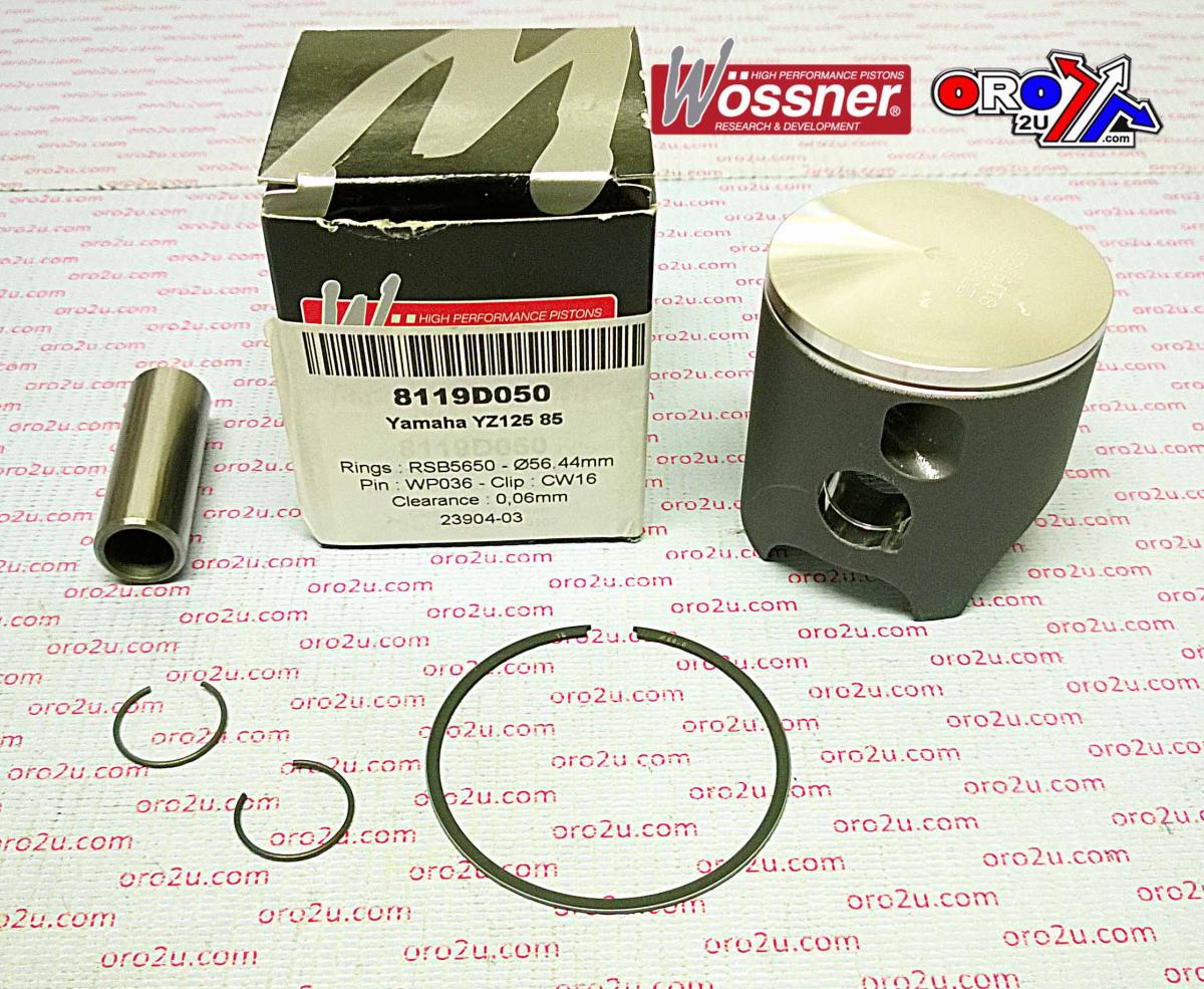 Wossner Piston Kit 1983 &85 YZ125 57mm, Wossner 8119d100 Yamaha
