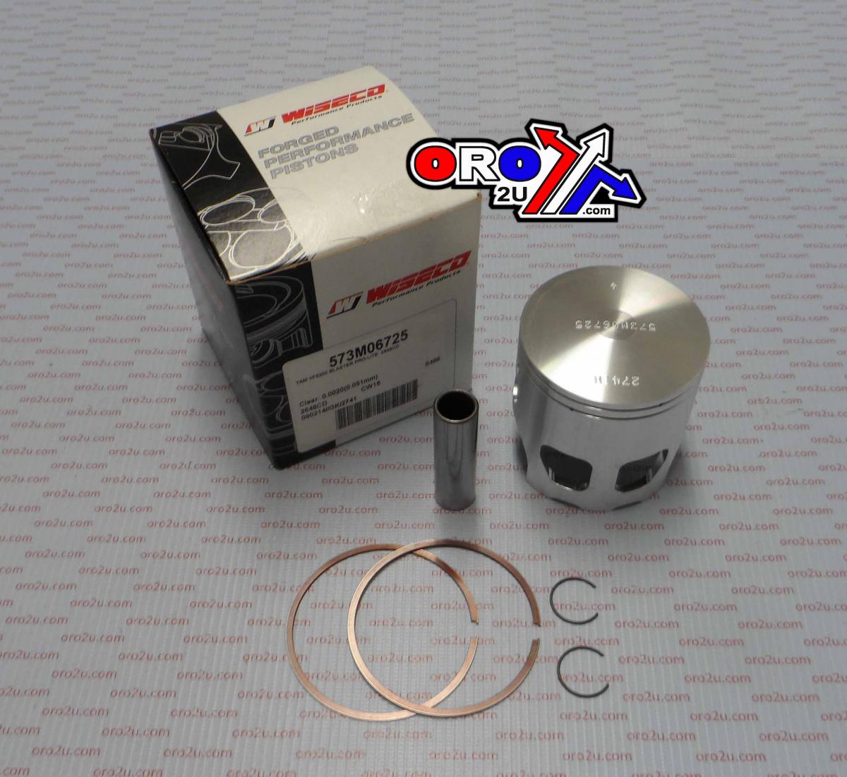 Wiseco Piston Kit 87-07 YFS200 67.25, Wiseco 573m06725
