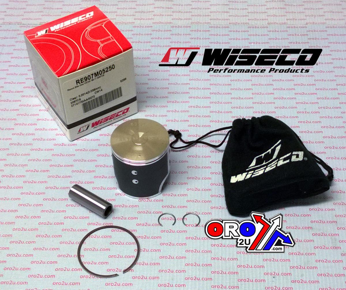 Wiseco Piston Kit 14-20 KX100 Elite, Wiseco Re907m05250 Kawasaki, Racers Elite Armorfit