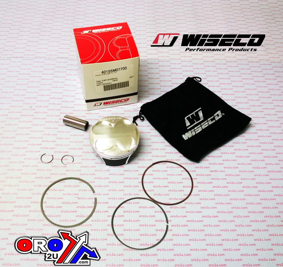 Wiseco Piston Kit YZF250 16-18 14.0:1, Wiseco W40155m07700 Hc, Armorglide