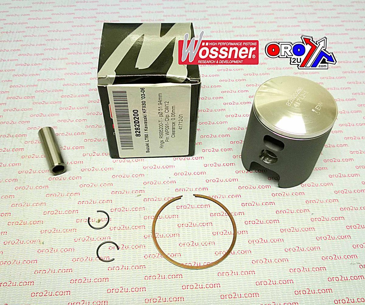Wossner Piston Kit LT80 KFX80 50.00, 8282da Wossner, 56-w673
