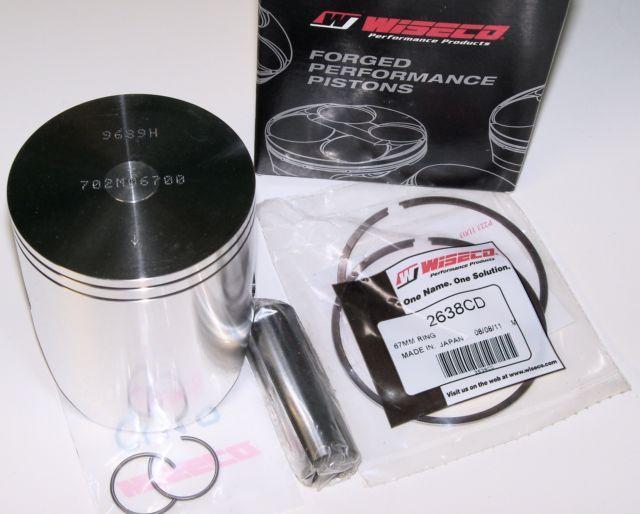 Wiseco Piston 97-01 CR250 67.00 Flat, Top 2-ring 702m06700 Wiseco