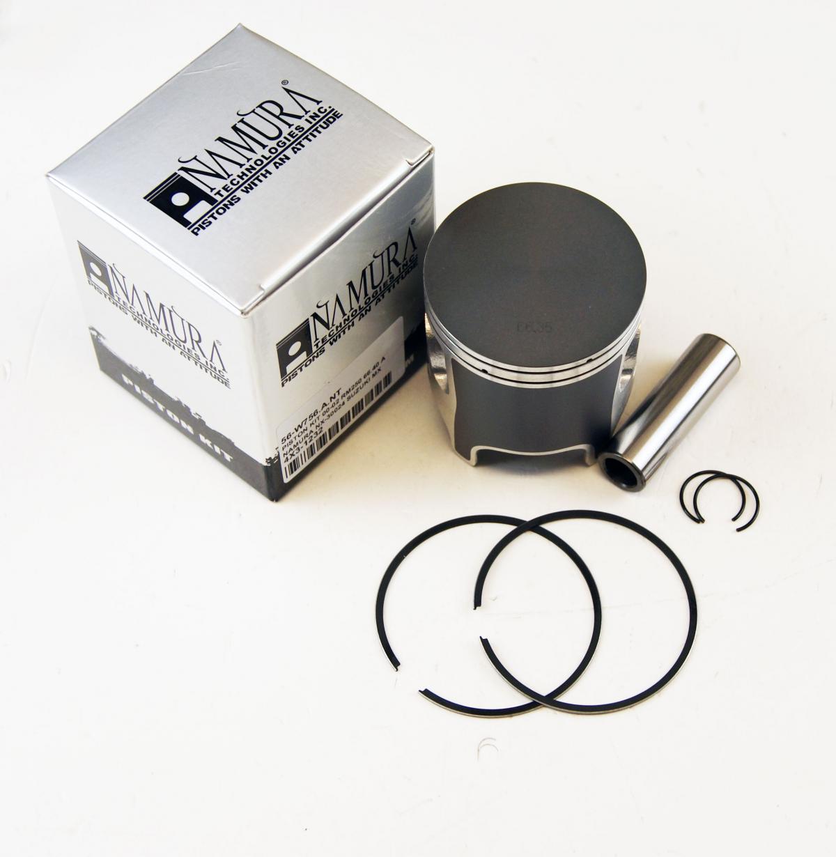 Namura Technologies Piston Kit 00-02 RM250 66.40 a, Namura Nx-30024 Suzuki MX