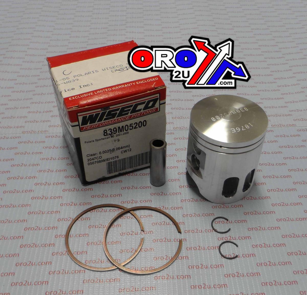 Wiseco Piston Kit 01-05 Polaris 90, Wiseco 839m05200