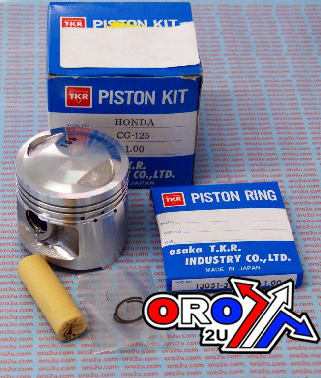 FIR Piston Kit XL125 56.50mm Std, TL125 13011-383-621 13101-383-010 13011-383-621 CG125 CB125 XL125 CT125 SL125 TL125 CL125
