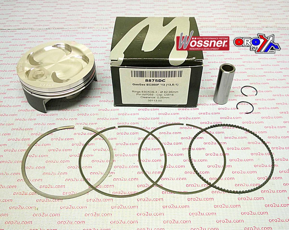 Wossner Piston Kit 2013 EC300F 83.00 a, Wossner 8875da