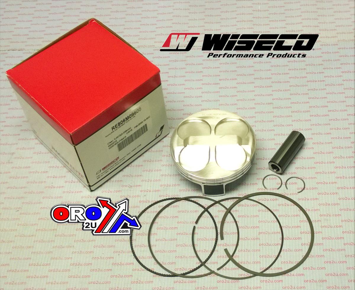 Wiseco Piston Kit 09-16 CRF450 14:1, Wiseco Re806m09600 96mm, Racers Elite Asymmetric Skirt