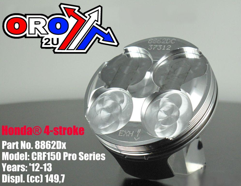 Wossner Piston Kit 12-18 CRF150R 66.00, Wossner 8862da Hc, 13101-kse-a70