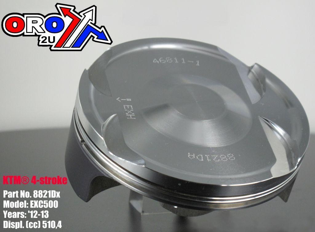 Wossner Piston Kit 12-13 KTM EXC500 95, Wossner 8821dc Husqvarna