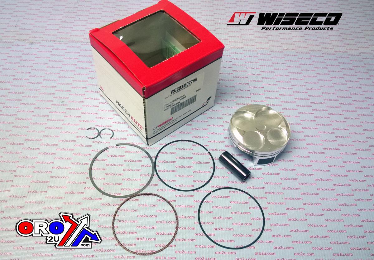 Wiseco Piston Kit 10-25 RM-z 250 14.5, Wiseco Re803m07700 77mm MX, Racers Elite Asymmetric Skirt