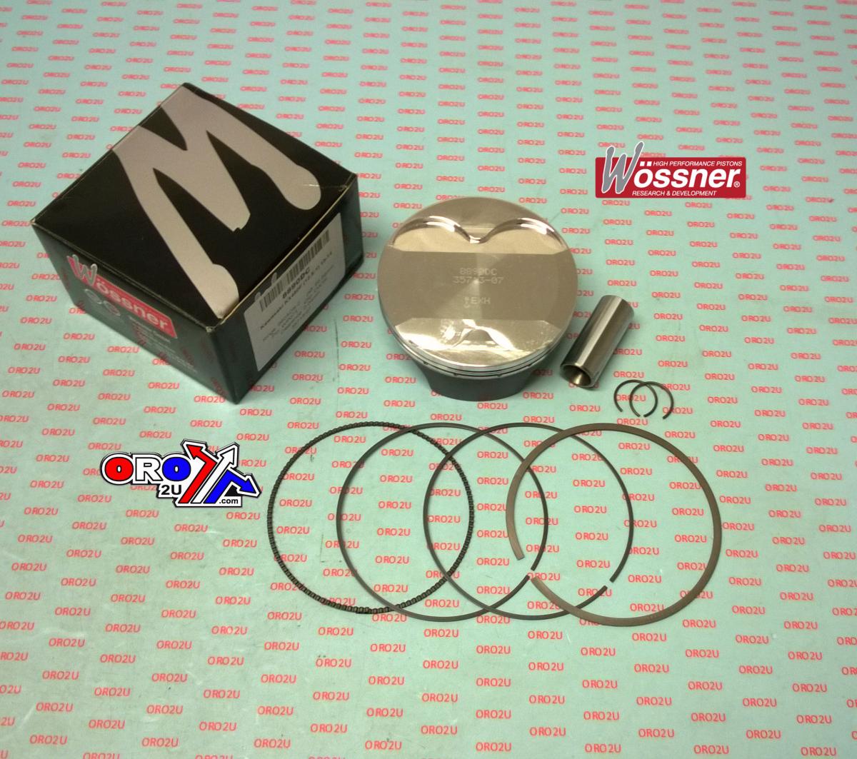 Wossner Piston Kit 13-14 KX450F 96.00, Wossner 8890db Kawasaki