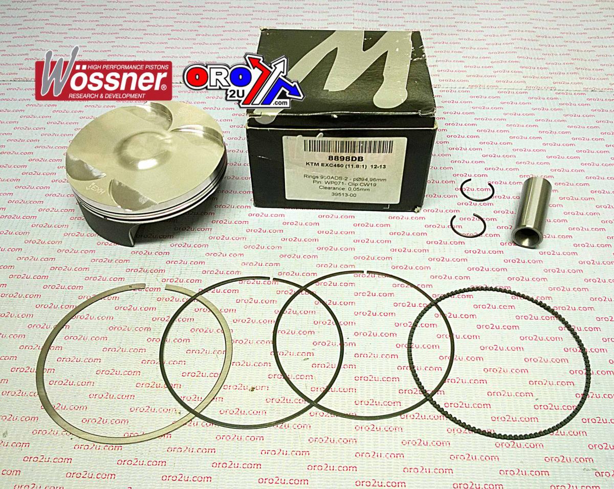 Wossner Piston Kit 12-14 EXC-f450 95mm, Wossner 8898dc KTM