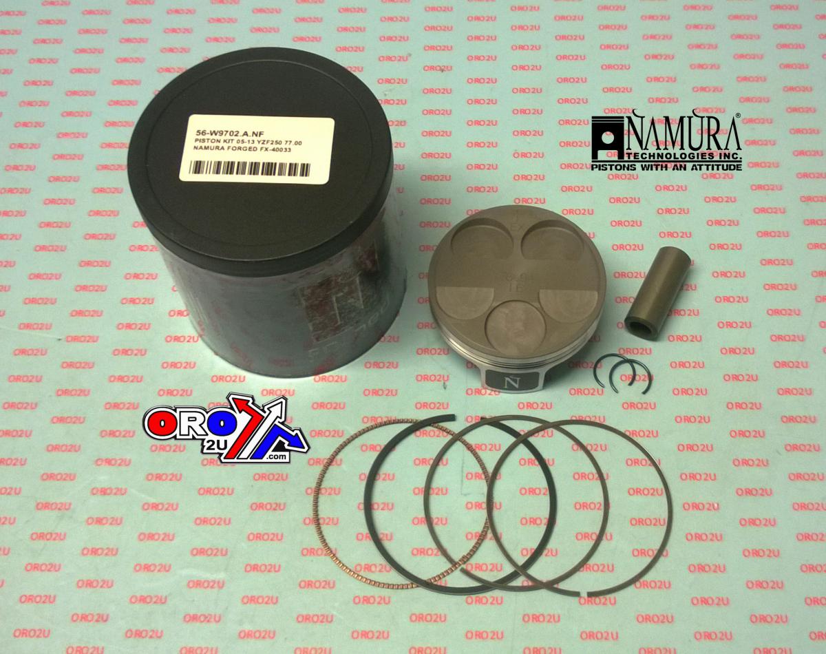 Namura Technologies Piston Kit 77.00mm Yamaha 05-13 YZF 250 Namura Forged FX-40033