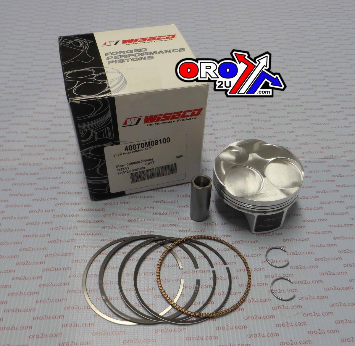 Wiseco Piston Kit 13-14 CRF250L 81.00, Wiseco 40070m08100 Honda