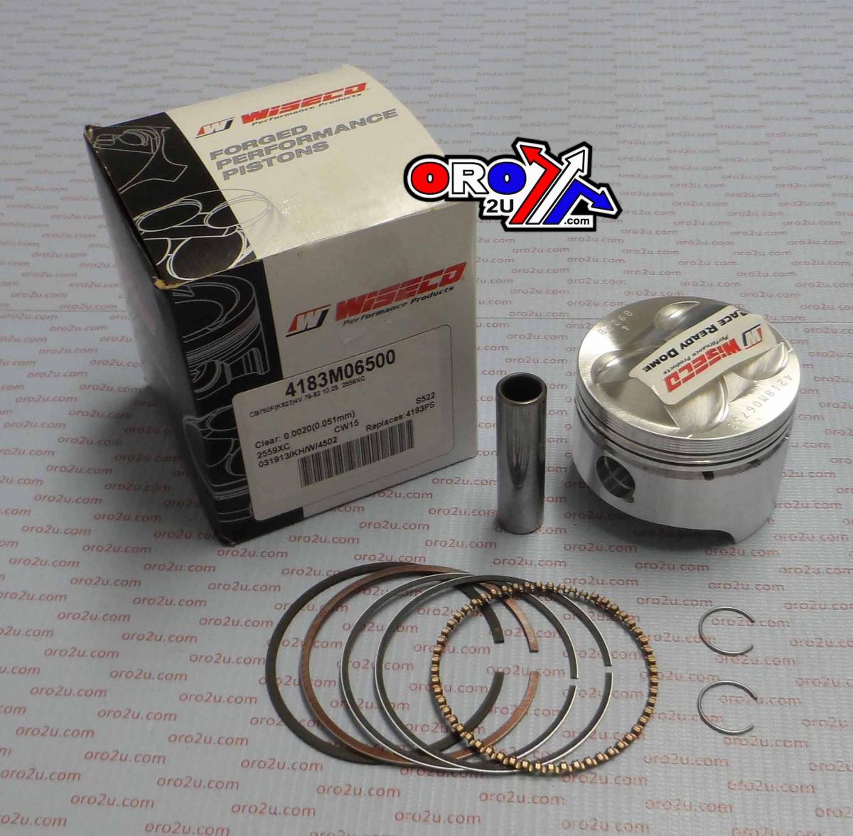 Wiseco Piston Kit 79-82 Cb75065.00, Wiseco 4183m06500 Road Honda