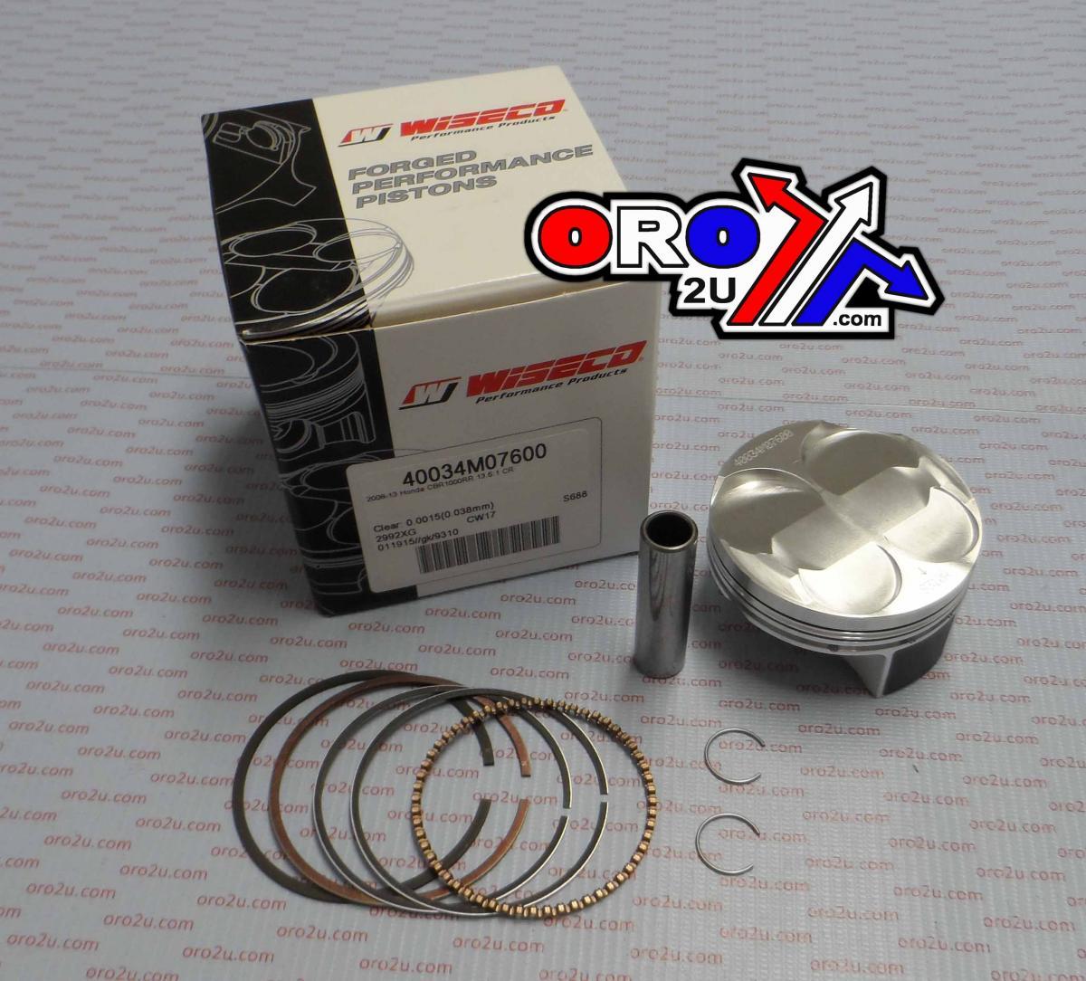Wiseco Piston Kit 08-13 Cbr1000rr 78, Wiseco 40034m07800 Road Honda
