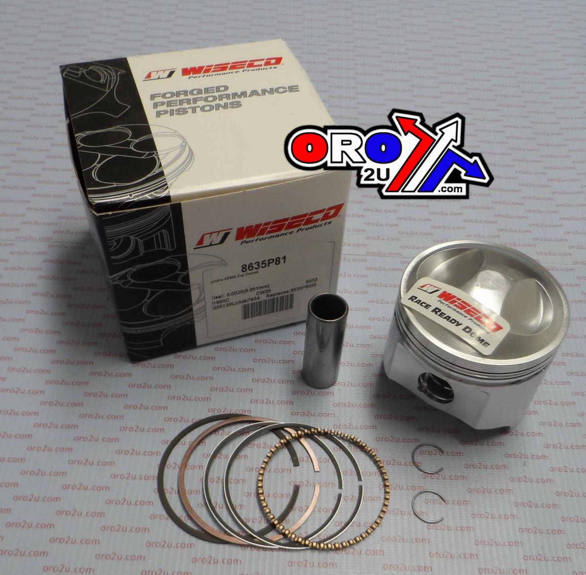 Wiseco Piston Kit 74-81 Xs65081.00, Wiseco 8635p81 Road Yamaha