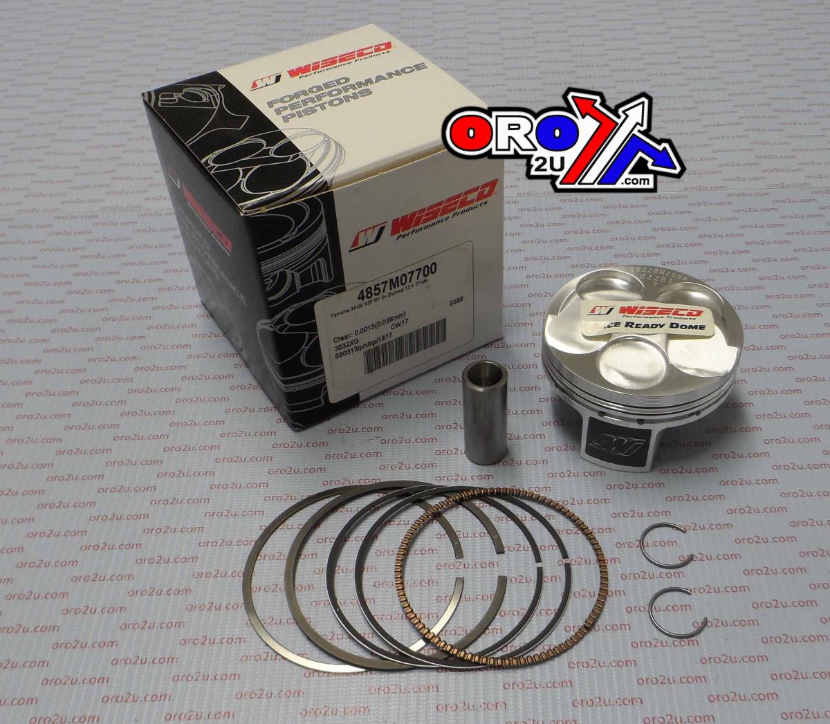 Wiseco Piston Kit 04-06 YZF-r1 77.00, Wiseco 4857m07700 Road Yamaha