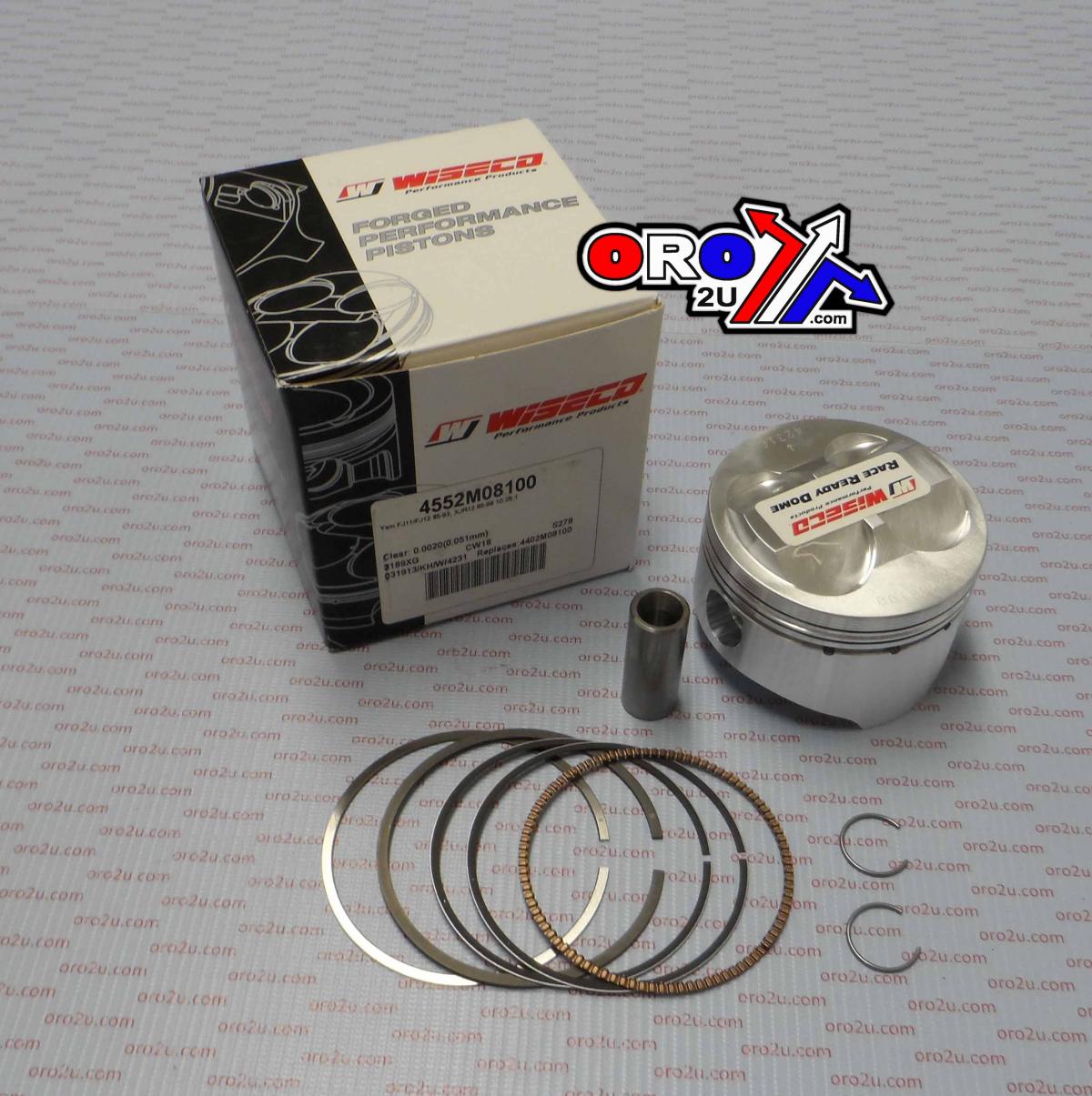 Wiseco Piston Kit Fj, Xjr1200 81.00, Wiseco 4552m08100 Road Yamaha