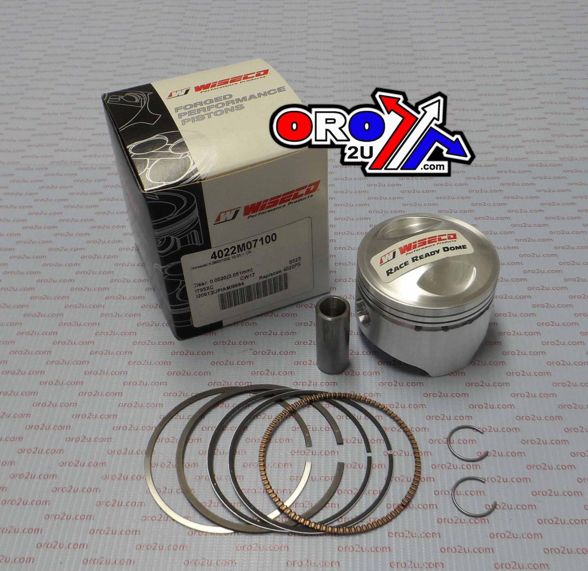 Wiseco Piston Kit Z1/z1a/z1b, K900, Kz1000 71.00mm, Wiseco 4022m07100 Road Kaw, Kawasaki