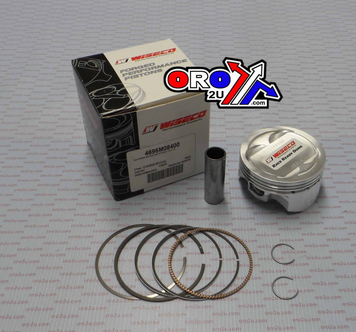 Wiseco Piston Kit SV650X 99-11 84.00, Wiseco 4696m08400 Road Suzuki