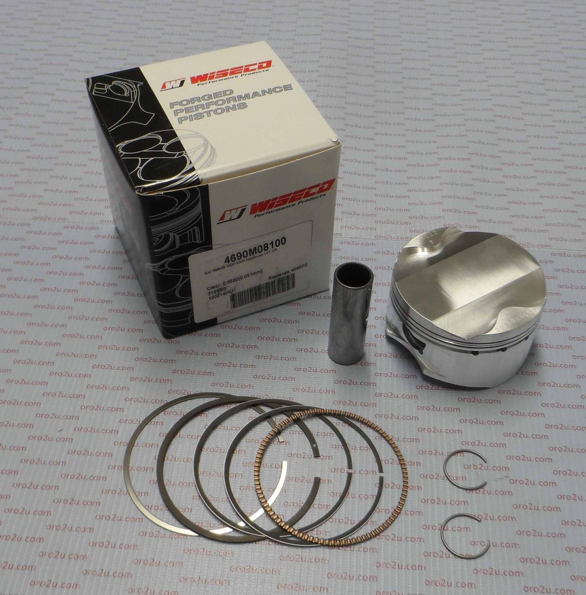 Wiseco Piston Kit Gsx1300r 99-07 8100, Wiseco 4690m08100 Road Suzuki