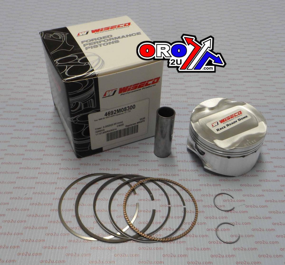 Wiseco Piston Kit Gsx1300r 99-07 8300, Wiseco 4692m08300 Road Suzuki