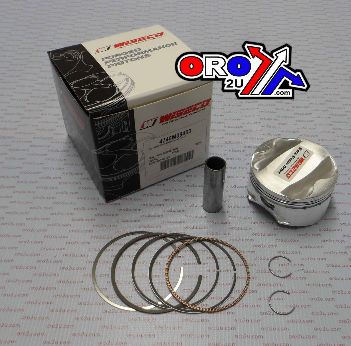 Wiseco Piston Kit Gsx1300r 99-07 8400, Wiseco 4746m08400 Road Suzuki