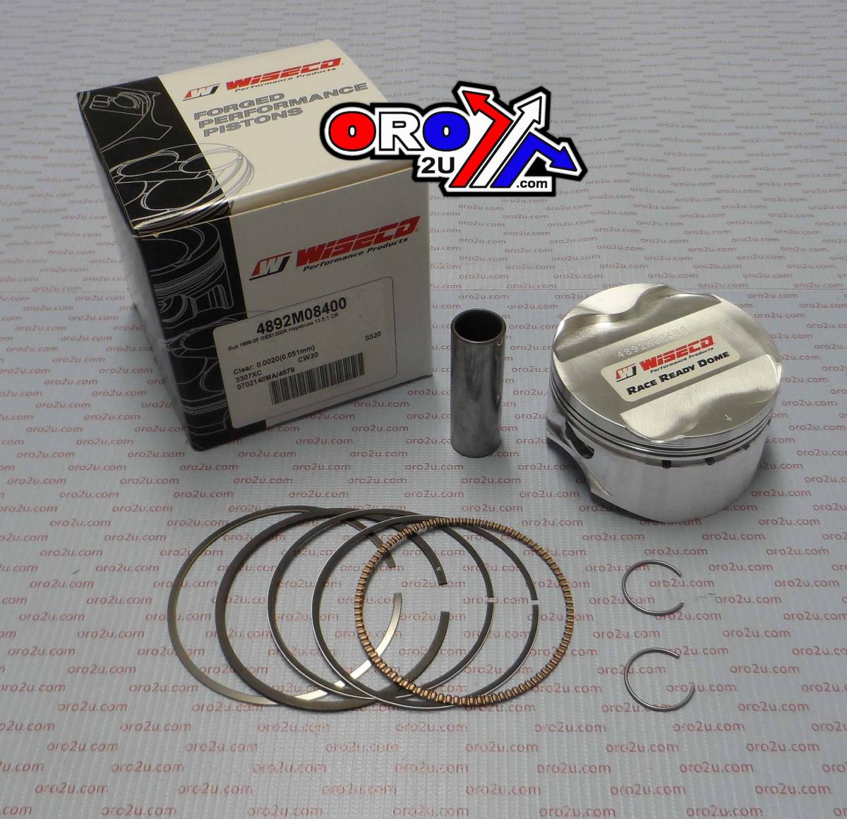 Wiseco Piston Kit Gsx1300r Hc 8400, Wiseco 4892m08400 Road Suzuki, 99-07