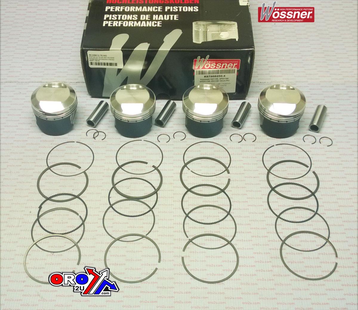 Wossner Piston Kit 83-84 Kawasaki Kz1100 Wossner K8798d250-4