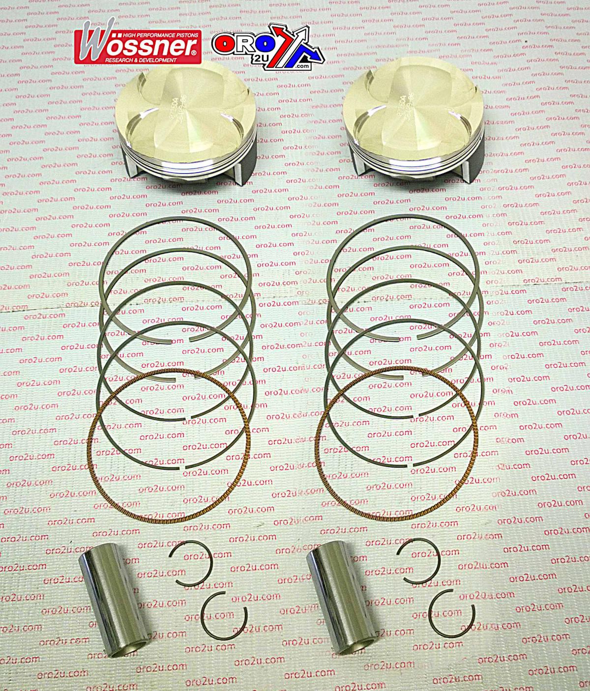 Wossner Piston Kit 09-13 EX650 Ninja, Wossner K8726da-2 Road, Kawasaki 2 Piston