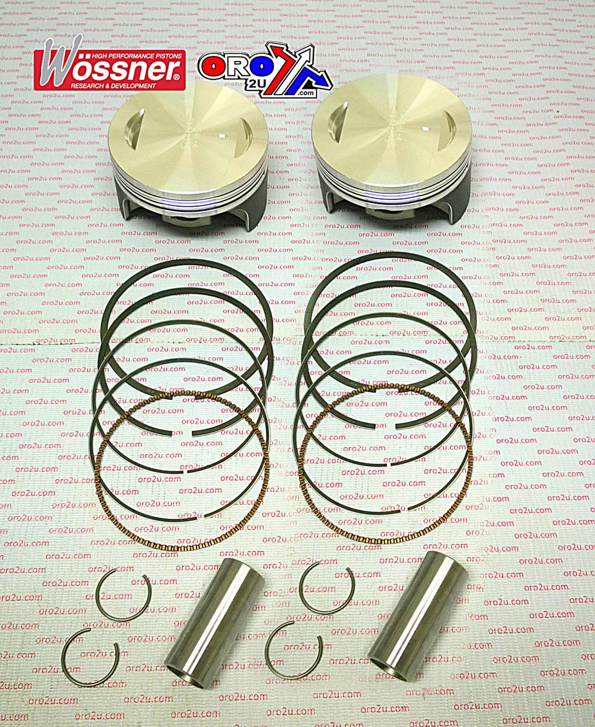 Wossner Piston Kit Harley 3.778 Set/2, Wossner K8594d075-2 Davidson