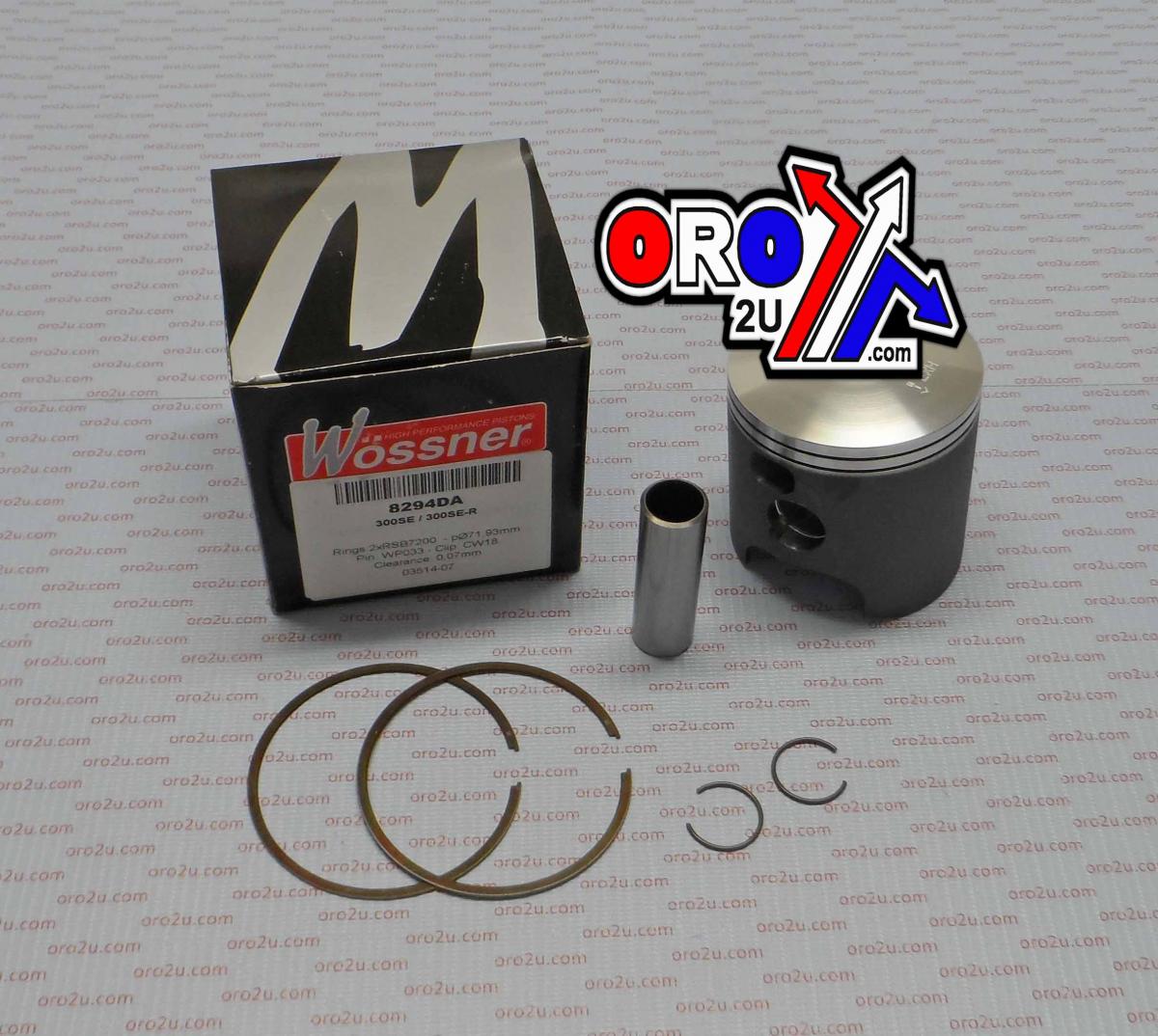 Wossner Piston Kit Sherco 300 72.00, Wossner 8294da 2-stroke