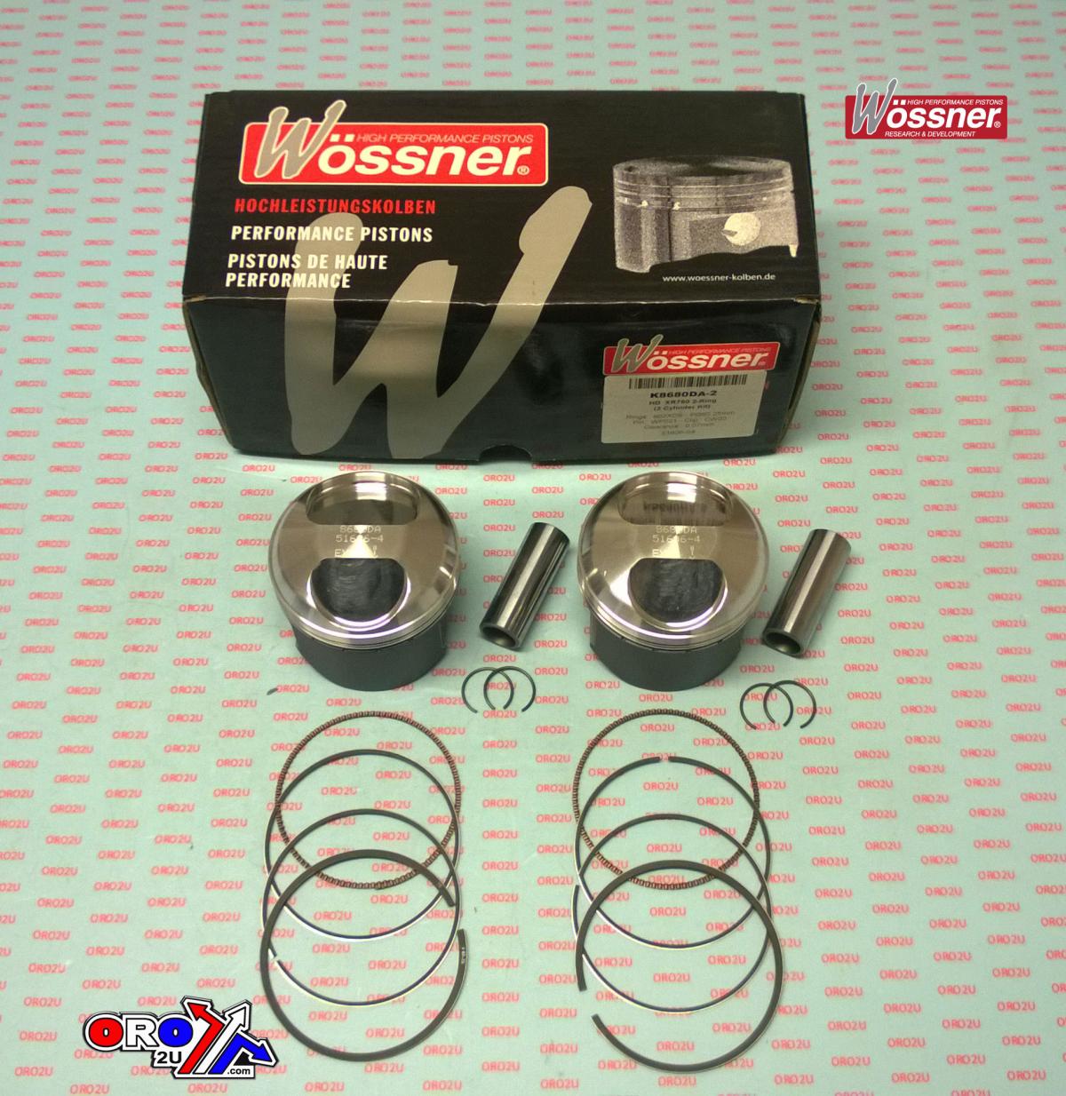 Wossner Piston Kit Harley Buell XB12, Wossner K8626da-2 89.00mm, Davidson 1200 XB12S Lightning