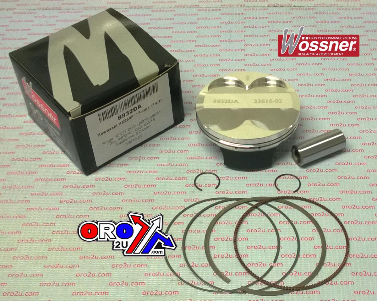 Wossner Piston Kit KXF250 2017 77mm a, Wossner 8932da Comp 14:1 13001-0793