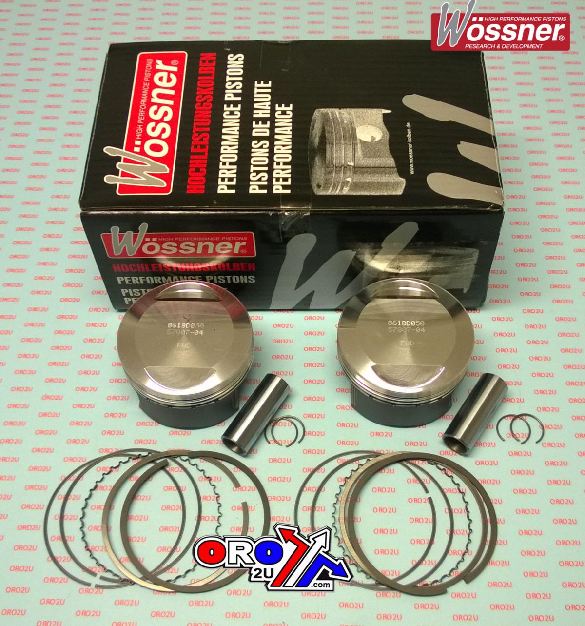 Wossner Piston Kit Harley 3.521 Set/2, Wossner K8618do50-2 Davidson, Road